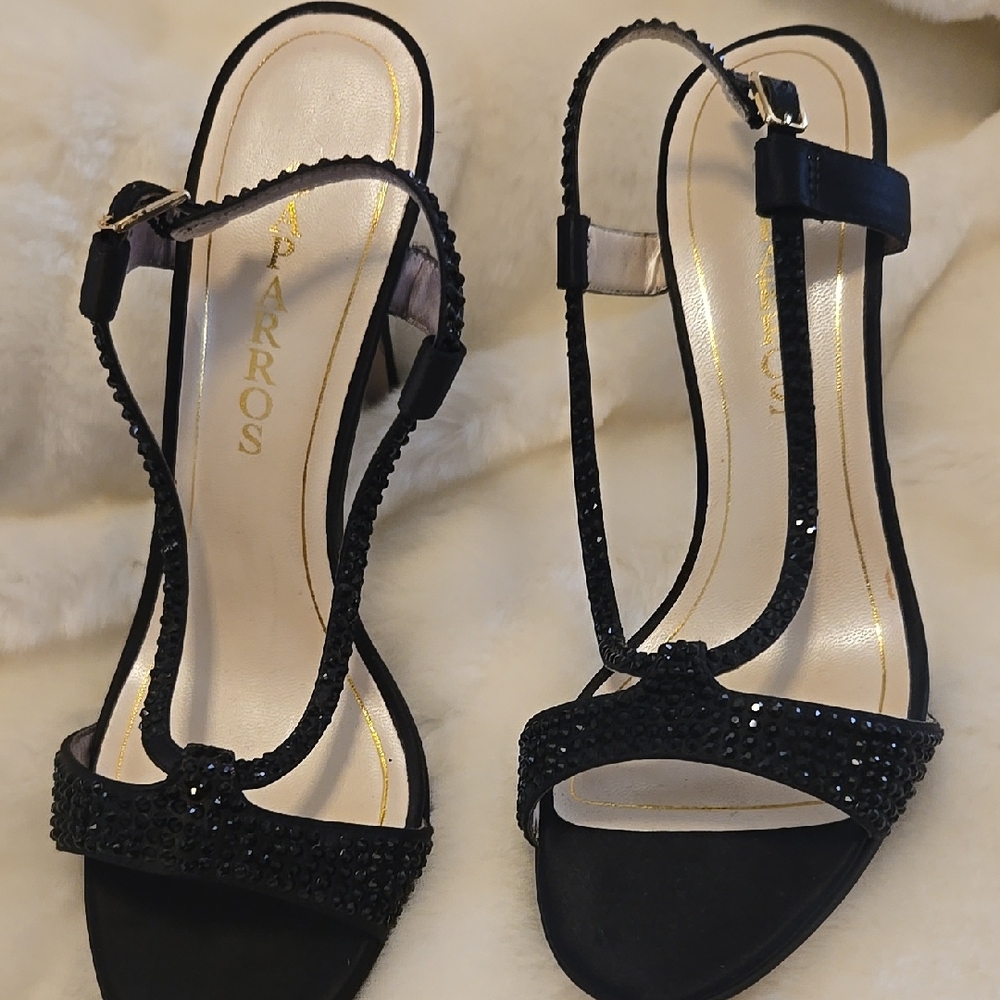 Black Strappy Women's Sandals